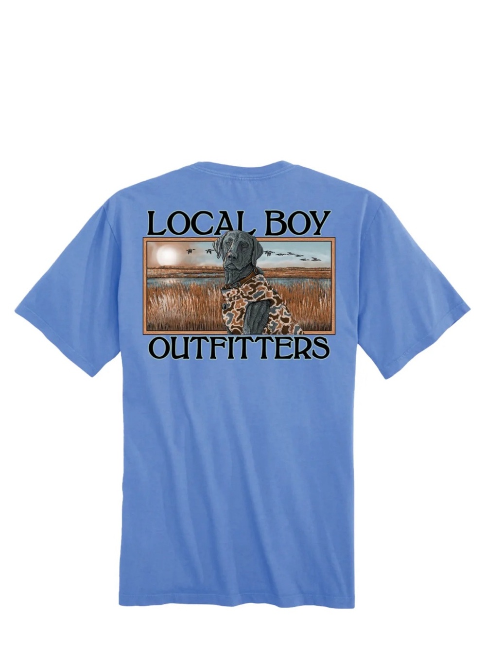 Local Boy Outfitters Men's Short-Sleeve Graphic Tee - Sky Blue